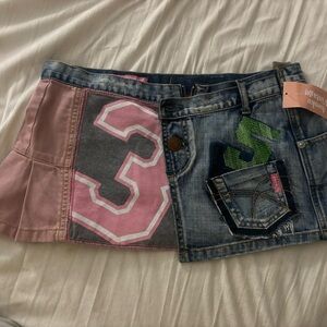 Phard Vintage Denim mini skirt